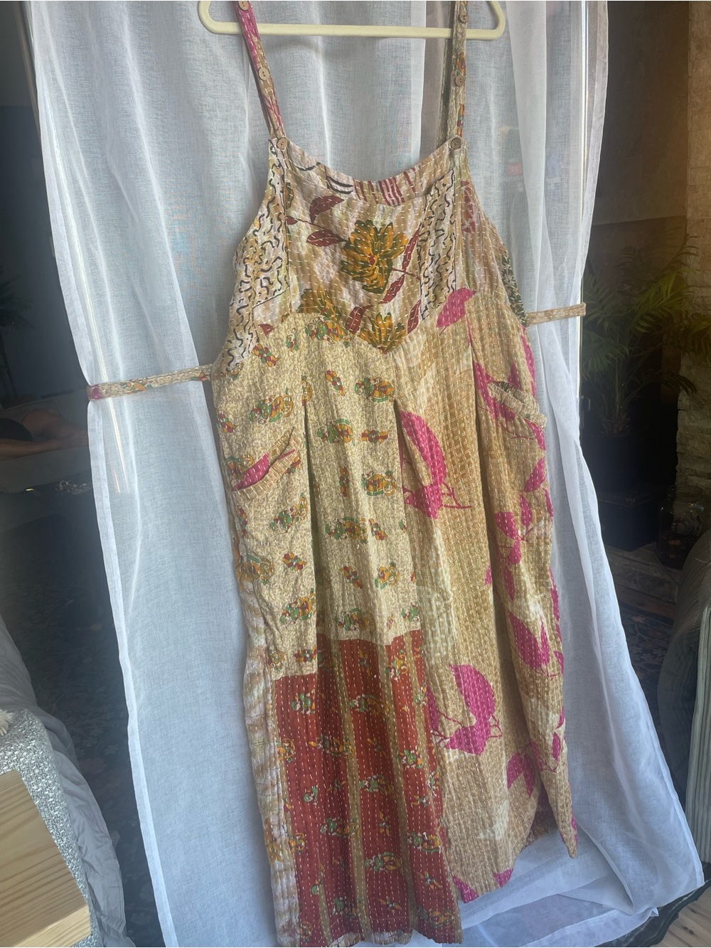 Kantha Bae Reversible Cotton Overalls – Free Size